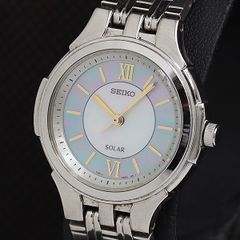 SEIKO ソーラー 極美品 腕時計 レディース V110-0AJ0 シェル - メルカリ