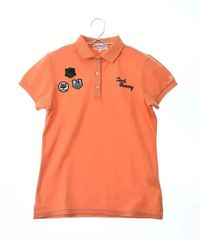 【美品Aランク】ジャックバニー｜レディース｜半袖ポロシャツ｜1｜オレンジ｜中古ゴルフウェア