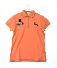 【美品Aランク】ジャックバニー｜レディース｜半袖ポロシャツ｜1｜オレンジ｜中古ゴルフウェア