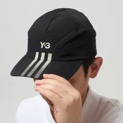 ワイスリー Y-3 キャップ 帽子 Y-3 STRP CAP ストライプキャップ IY4083 BLACK