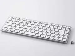 【新品・5営業日で発送】ELECOM エレコム キーボード／無線／Bluetooth／充電式／ミニ／ホワイト(TK-PN1075MPWH)