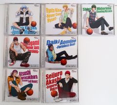 CD/7枚セット 黒子のバスケ SOLO MINI ALBUM Vol.1-7/黒子テツヤ・黄瀬涼太・緑間真太郎・火神大我・青峰大輝・紫原敦・赤司征十郎のサムネイル