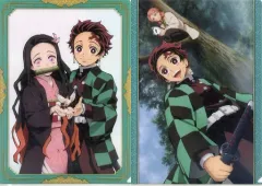 【中古】クリアファイル 禰豆子＆炭治郎/炭治郎＆錆兎 A4クリアファイルセット(2枚組) 「一番くじ 鬼滅の刃 ～参～」 D賞