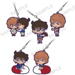 【中古】ストラップ 全5種セット 「名探偵コナン コナン＆灰原がいっぱいカプセルラバーストラップ」