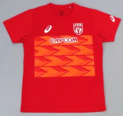 【中古】Tシャツ 龍神NIPPON(バレーボール男子日本代表) 2024男子日本代表応援Tシャツ Creating History Together(登録選手サインプリント) レッド Mサイズ JVA STORE限定