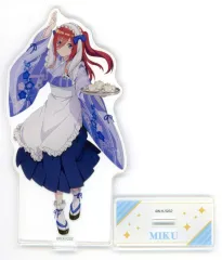 【中古】アクリルスタンド・アクリルパネル 中野三玖 アクリルスタンド(和風衣装) 「五等分の花嫁*×ローソン」 コラボ店・＠Loppi・HMV＆BOOKS online限定