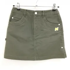 ニューバランスゴルフ スカート カーキ ロゴワッペン レディース 0(S) ゴルフウェア New Balance