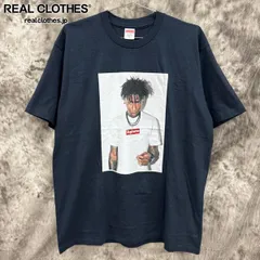 Supreme/シュプリーム【23AW】NBA Youngboy Tee/ヤング ボーイ フォトプリント 半袖Tシャツ/ネイビー/XLのサムネイル