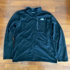 ノースフェース　企業ロゴ　ジャージ生地　ジャケット　XLサイズ　ブラック