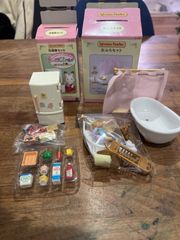 シルバニアファミリー　おふろセット　冷蔵庫セット