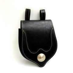 DEGNER コンチョ付本革タンクバッグ TBV-2 バイクアクセサリー タンクバック ブラック レザー かばん カバン デグナー◇TA2438