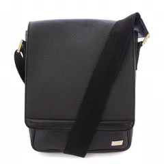 ダンヒル dunhill ショルダーバッグ レザー ロゴ 黒 ブラック /BBのサムネイル