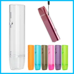 【新着商品】GUANSTD加熱式たばこ用ケース、iqos iluma one/イルマ i ワンに適用する 透明ケース。アイコスイルマ ワン対応 ケース 全面保護 耐衝撃 傷つけ防止 持ち運び便利 ストラップ付（クリア）