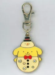 【中古】キーホルダー ポムポムプリン クリスマスキラキラチャーム 「サンリオキャラクターズ」 クリスマス2019 サンリオショップ対象商品購入特典