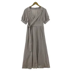 MERCURYDUO マーキュリーデュオ テーラードカラー プリーツワンピース sizeS/ペールパープル系