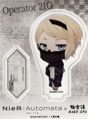 [중고] 아크릴 스탠드 아크릴 패널 오퍼레이터 21O [NieR : Automata Ver1.1a × 극락탕 · RAKU SPA 특별 임무 극락탕 데 초회복 세요 트레이딩 아크릴 스탠드]