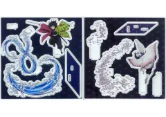 【中古】雑貨 冨岡義勇＆胡蝶しのぶ ポップアップアクリルマスコット2個セット 「鬼滅の刃」 C97グッズ