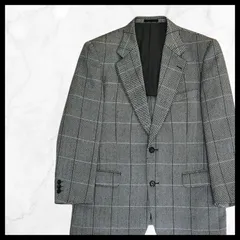 テーラードジャケット グレンチェック オーバーシルエット ユニセックス