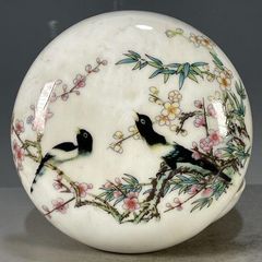 高品質 官窯焼き 茶飲み 湯呑 茶碗 磁器 景徳鎮 置物 青花蓮花枝