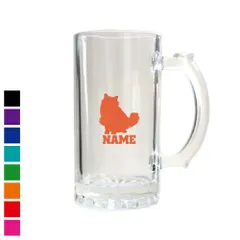 バーマン  名入れビアマグ ジョッキ 名前入り 名入れジョッキ 中ジョッキ 生ビール マイジョッキ ビアグラス タンブラー お祝い ギフト ビアジョッキ  猫　ネコ　ねこ　キャット　ペット 勇退 引退 退職祝い 転職 異動 転勤 転属 送別会 名入れギフト