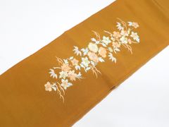 【京松】リサイクル着物 和装小物 半衿 刺繍衿  kyo7w07-728