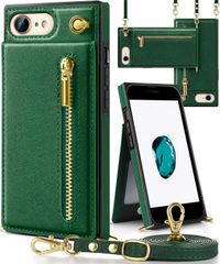【新着商品】財布型 iPhone iPhone 6/6S/7/8 6/6S/7/8 iPhone SE SE 2020/2022適用 SE 携帯ケース 肩掛け SE 首かけ iPhone 斜めがけ ショルダー ケース アイフォン 2022スマホ 背面 カード収