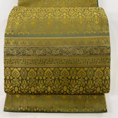 龍村晋謹製 高台弐重蔓金襴 全通 袋帯 正絹 Q1099 龍村晋謹製 高台弐重蔓金襴 全通 袋帯 正絹 Q1099 - メルカリ