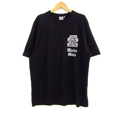 ブラックアイパッチ 半袖Ｔシャツ ワコマリア プリントT 大きいサイズ トップス メンズ XLサイズ ブラック Black Eye Patch 【中古】