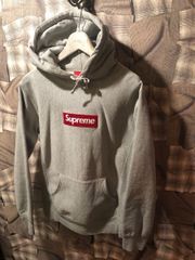 Supreme シュプリーム 12AW Box Logo Hooded Sweatshirt ボックスロゴ パーカー サイズM グレー　FK