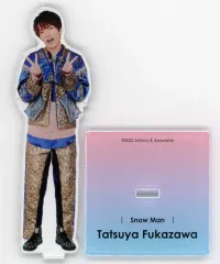 【中古】アクリルスタンド・アクリルパネル [台紙付き] 深澤辰哉(Snow Man) アクリルスタンド 「Johnnys’ アクスタ Fest」