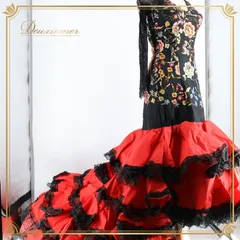 バタデコーラ　フラメンコスカート 黒と赤 フリル付き バタデコーラ フラメンコスカート 黒と赤 フリル付き - メルカリ