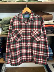 70s PENDLETON wool board shirt made in USA