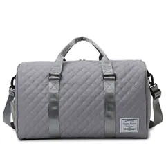 ☆ グレー ☆ ボストンバッグ 旅行バッグ mmbbag4k ボストンバッグ 大容量 旅行 旅行バッグ 旅行バック ボストンバック 旅行かばん マザーズバッグ マザーズバック キルト 軽量 軽い ジム ヨガ スポーツ レディース メンズ 男女兼用