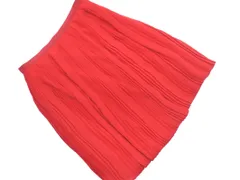 MACKINTOSH PHILOSOPHY マッキントッシュフィロソフィー シフォン プリーツ スカート size38/赤 ■◇ レディース