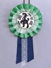 【中古】バッジ・ピンズ こひつじのダニー(グリーン×ホワイト) ロゼット 「“DEAR DANNY” -The Little Black Lamb-」 東京ディズニーランド限定