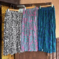 レオパード柄 ロングスカート フレアスカート