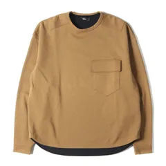 THE RERACS ザ リラクス スウェット サイズ:48 20AW フラップポケット ボンディング スウェットシャツ 20FW-RECS-277-J トップス トレーナー プルオーバー カットソー ベージュ 日本製のサムネイル