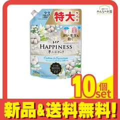 レノアハピネス 夢ふわタッチ ウォームコットン&すずらん 720mL (特大サイズ 詰め替え用) 10個セット まとめ売り