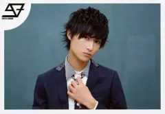 【中古】生写真(男性) SUPER★DRAGON/飯島颯/横型・バストアップ・衣装黒・白・制服・左手ネクタイ・顔右向き/「6th ONEMAN LIVE TOUR『HAZARDSCHOOL 0』」生写真セット～第6弾～