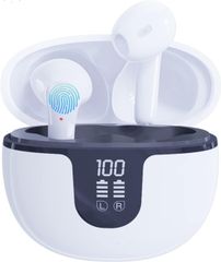 Bluetooth イヤホン [2024人気版] ワイヤレスイヤホン Bluetooth5.3技術+EDR搭載 LEDディスプレイ Hi-Fiステレオ ブルートゥースイヤホン タッチ操作で イヤフォン ヘッドセット マイク付き Type-Cポート急速充電