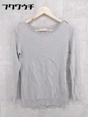◇ nano universe ナノユニバース ニット 長袖 セーター サイズM グレー レディース 【中古】 【1002801010799】