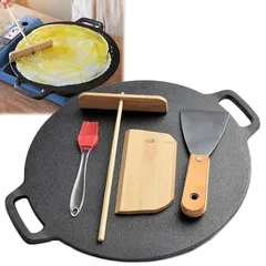 国産、国内加工 本格クレープ！1面フライス加工美品！直径28cm