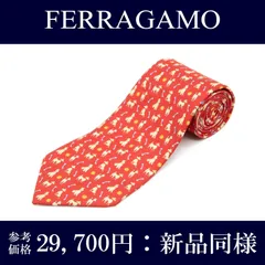 送料無料 フェラガモ ネクタイ 新品同様 ワイドタイ プリントタイ メンズ レディース シルク 赤 レッド ベージュ ライトブルー ビジネス カジュアル ブランド オールオーバー 犬 ドッグ アニマル 総柄 動物 かわいい イタリア製 レア 綺麗 N392