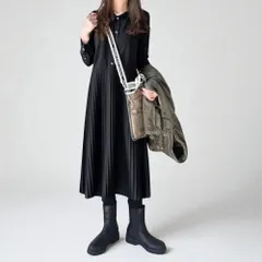 ☆ ブラック ☆ S ☆ シャツワンピース 長袖 ロング プリーツ 体型カバー シャツワンピース 長袖 きれいめ レディース ワンピース シャツワンピ ロングシャツワンピース プリーツワンピース ロングワンピース ロング丈ワンピース 春秋 ロング丈 シンプル