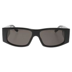 BALENCIAGA (バレンシアガ) LED FRAME SUNGLASSES ブラックフレームサングラス アイウェア 眼鏡 ブラック BB0100S 001