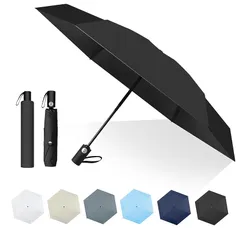 折りたたみ傘 大きい 自動開閉 逆戻り防止 210-233g 日傘 UVカット 晴雨兼用 折畳傘 軽量 丈夫 レディース 遮光遮熱 折り畳み ワンタッチ 親骨55cm 直径100cm 6本骨 頑丈 傘 メンズ 日よけ 紫外線対策 シンプル ギフト Trenov