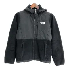 THE NORTH FACE ノースフェイス Denali デナリ フーデッド フリースジャケット アウトドア ブラック (レディース S) 中古 古着 S6674