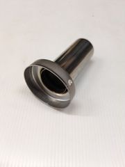 バッフル 76.3Φ用 外径 73Φ 中穴 42.7Φ ロングタイプ インナーサイレンサー 消音器 汎用 バイク マフラー用 ボルト・ナット類付き シルバーカラー リペアパーツ カスタム 音量調整 消音器 出口用 エンドキャップ バイク パーツ カスタム
