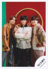 【中古】生写真(STARTO) なにわ男子/高橋恭平・長尾謙杜・大橋和也/膝上/アルバム「+Alpha」MV＆ジャケ写オフショット/公式生写真