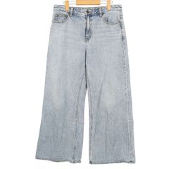 GU ジーユー 通年 ストレッチ デニム★ ワイド パンツ Sz.XL レディース